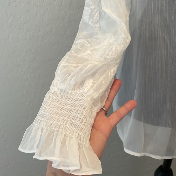 Valentino 90s vintage embroidered boho silk blouse - Picture 8 of 11